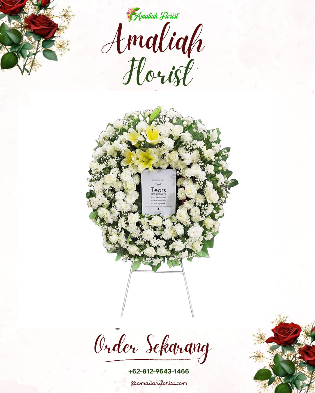 Krans Bunga Duka Waringinkurung